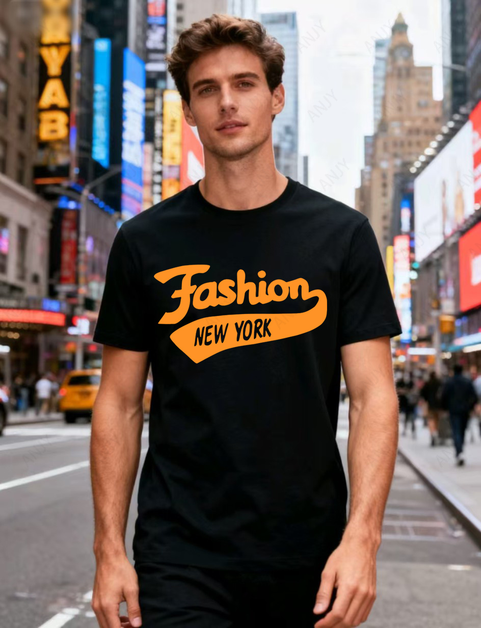 Street Fashion New York - Camiseta Estilo de Rua de Nova