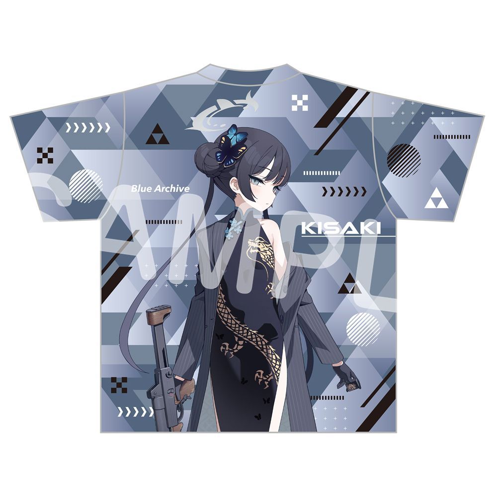 Street Fashion Female - Camiseta Gráfica Blue Archive Ryūge Kisaki