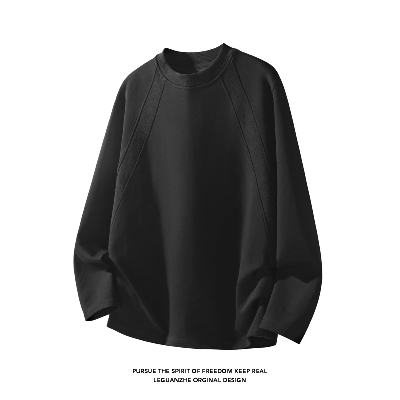 Street Fashion China - Camiseta Masculina de Manga Longa com