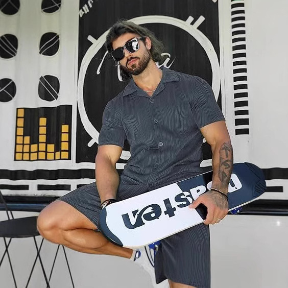 Conjuntos Masculinos de 2 Peça - Street Fashion China avaliação e preço