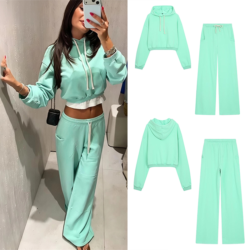 Conjunto de Moletom Cropped Fl - Street Fashion China avaliação e preço