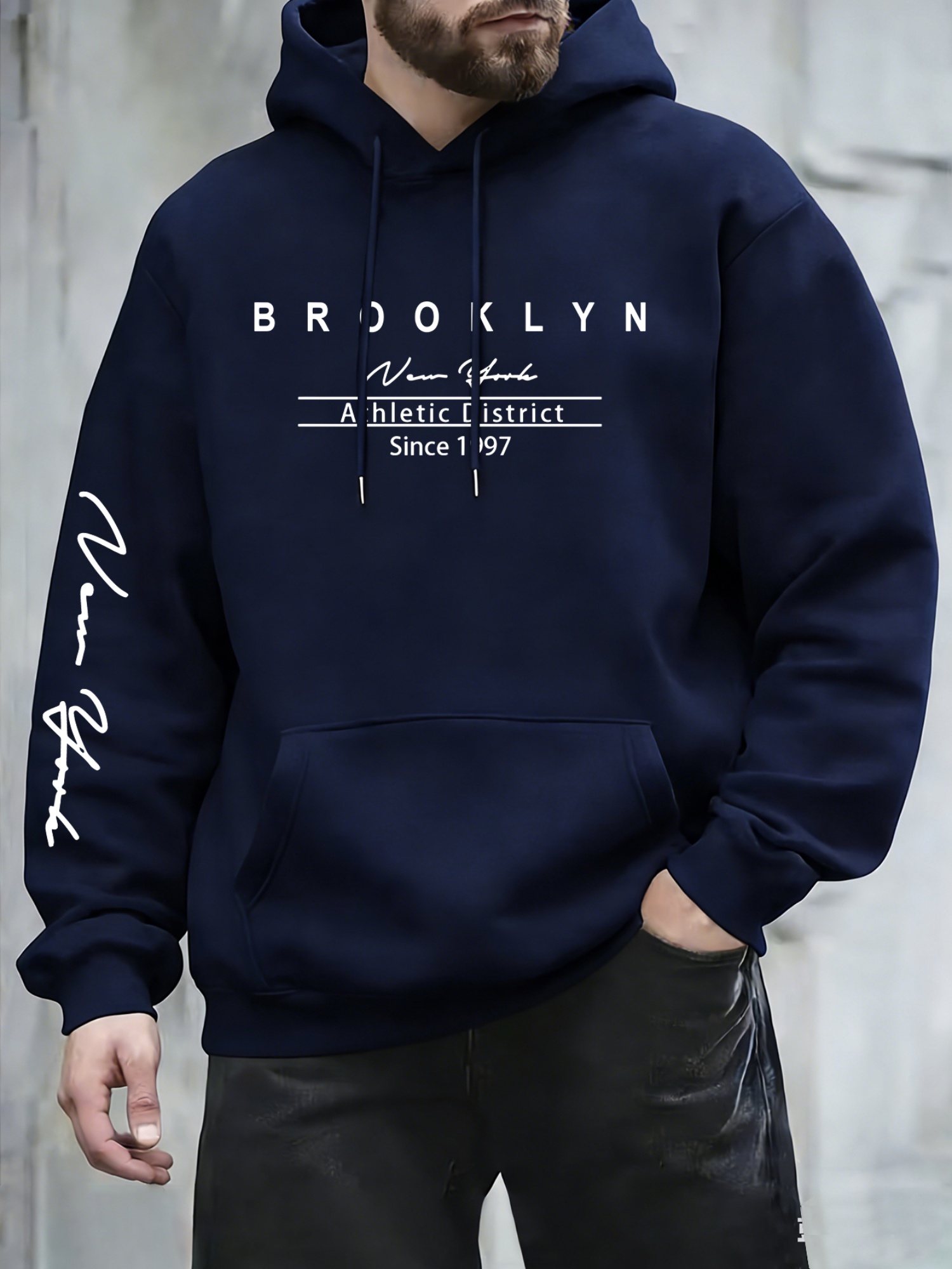 Moletom masculino de moda urba - Street Fashion New York avaliação e preço