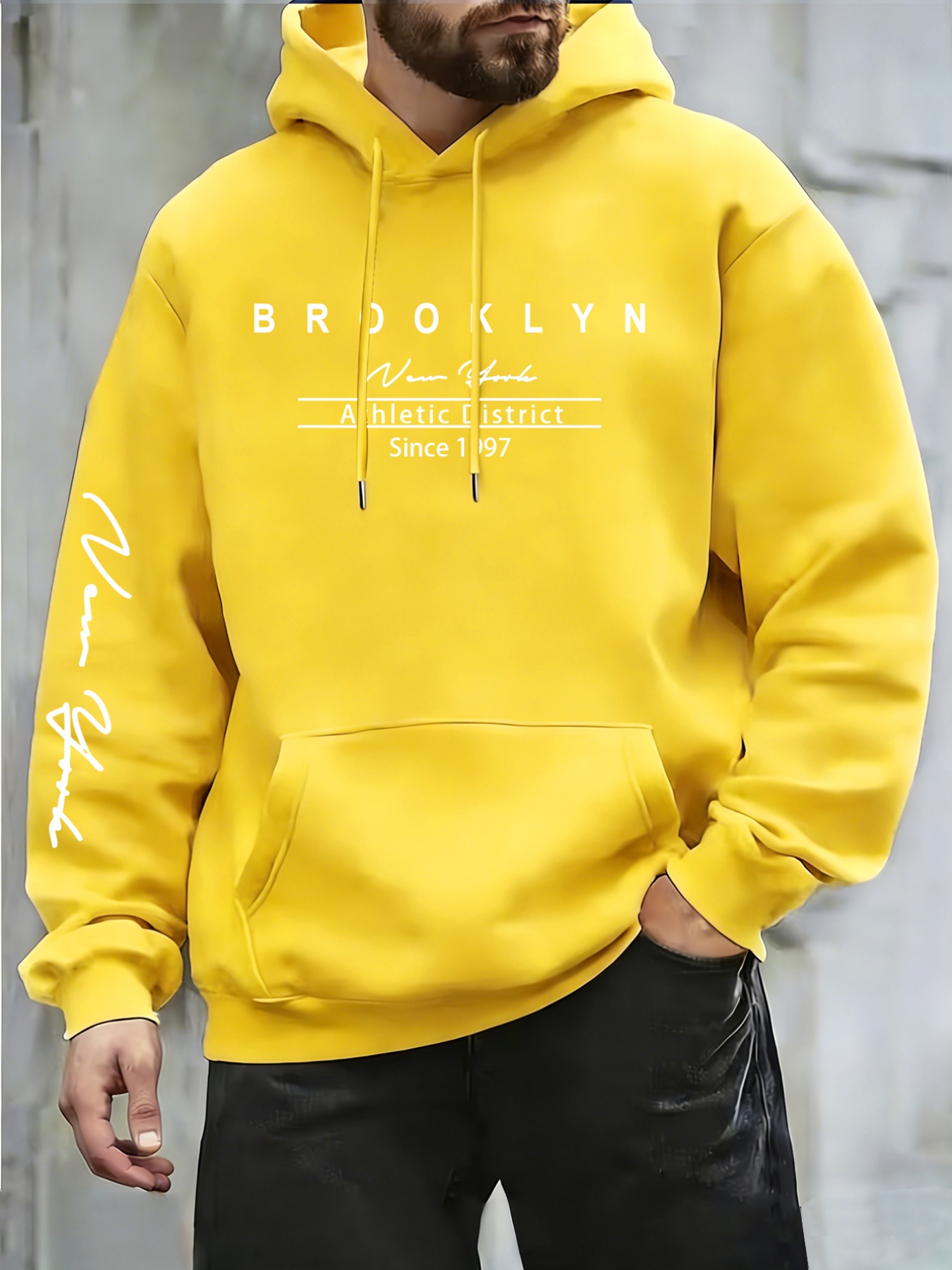 Moletom masculino de moda urba - Street Fashion New York avaliação e preço