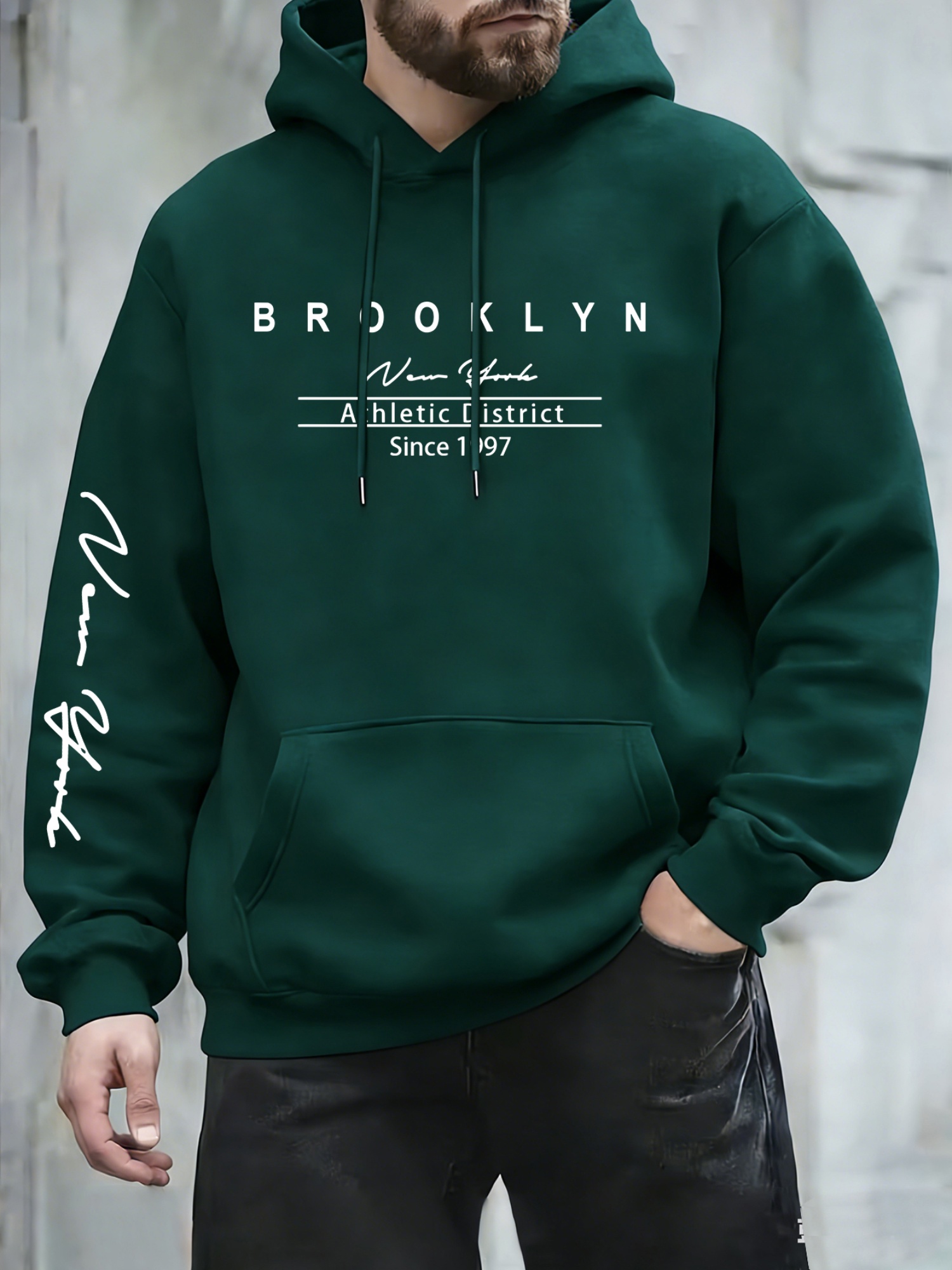 Moletom masculino de moda urba - Street Fashion New York avaliação e preço
