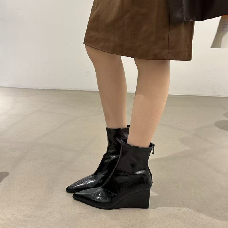 Outono inverno vintage weges s - Street Fashion Female avaliação e preço