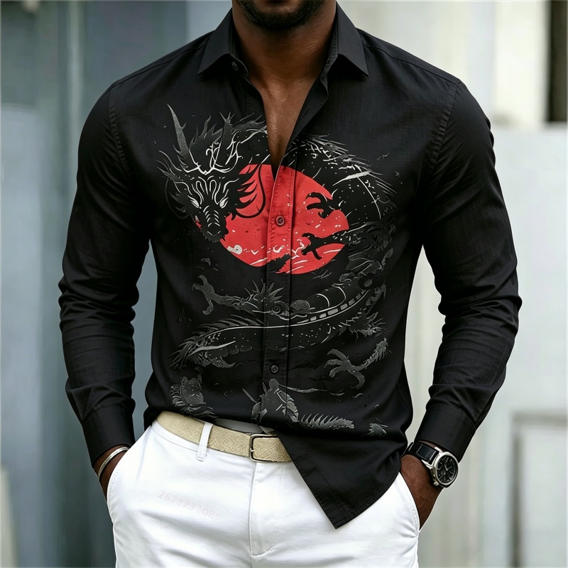 Camisa Masculina Nova 2026 Bra - Street Fashion China avaliação e preço