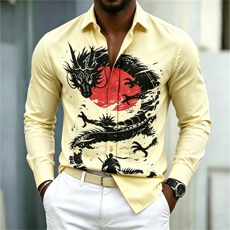 Camisa Masculina Nova 2026 Bra - Street Fashion China avaliação e preço