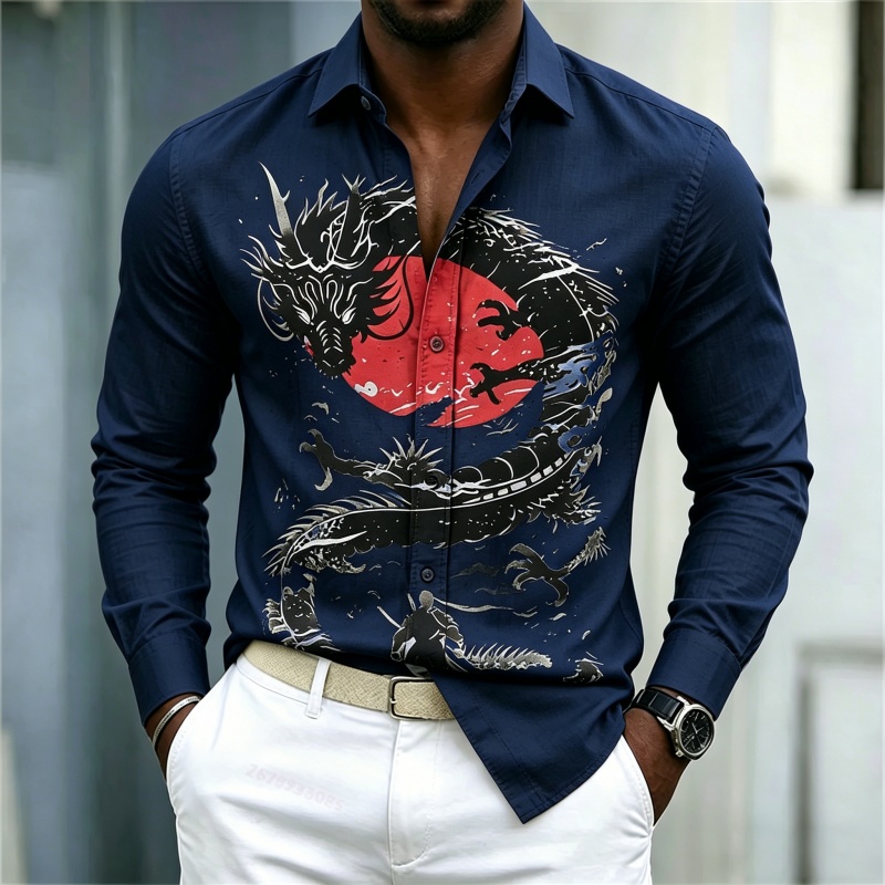 Camisa Masculina Nova 2026 Bra - Street Fashion China avaliação e preço