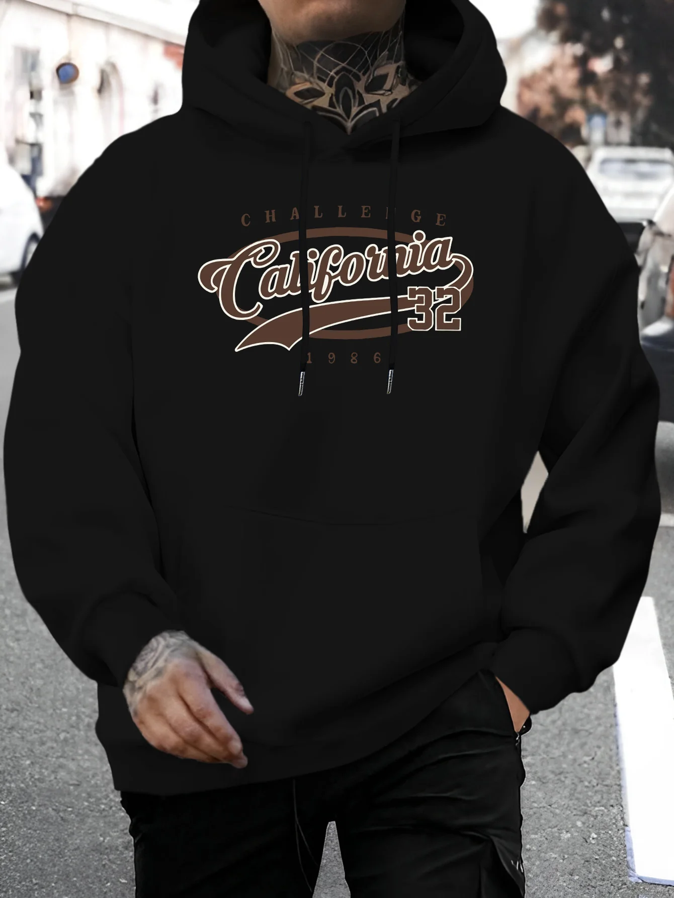 Moletom com Capuz Masculino Es - Street Fashion California avaliação e preço