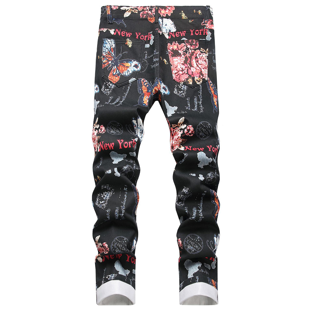 Calças Jeans Masculinas com Es - Street Fashion New York avaliação e preço