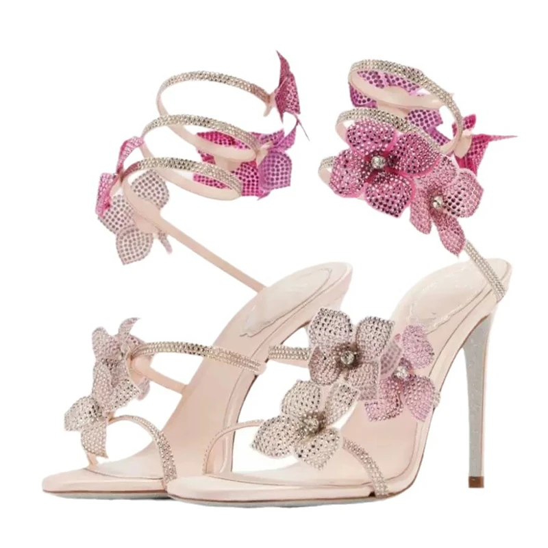 Eilyken sexy flor de cristal f - Street Fashion Shoes avaliação e preço