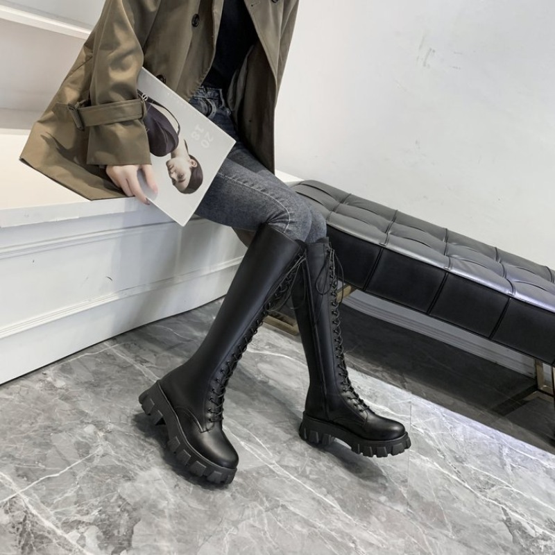 Botas Femininas de Cano Alto c - Street Fashion Female avaliação e preço